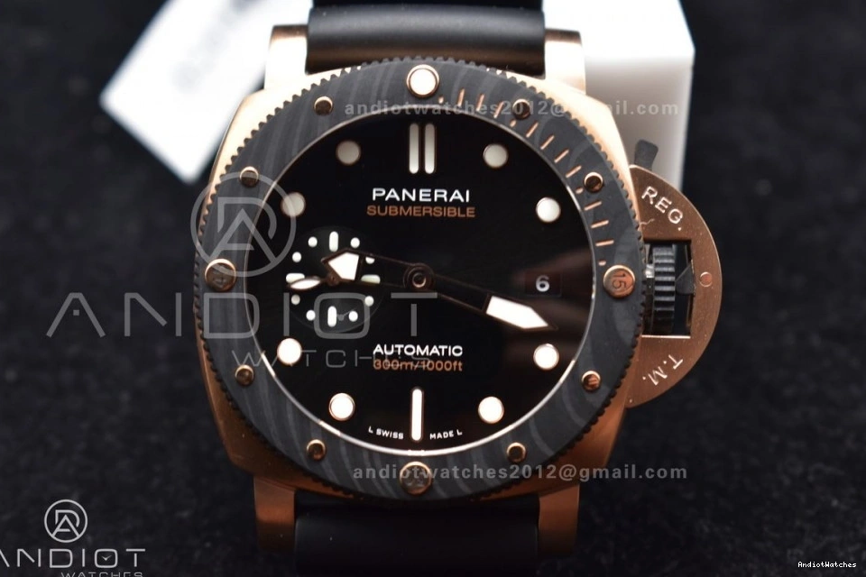 Edition W Black Black Best PAM1070 434 on Rubber 1:1 P Dial Tailored Strap SBF 0514